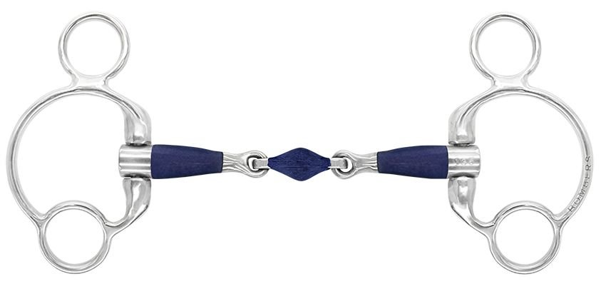 Eggbutt 2½ Ring Bomber Blue Elliptical