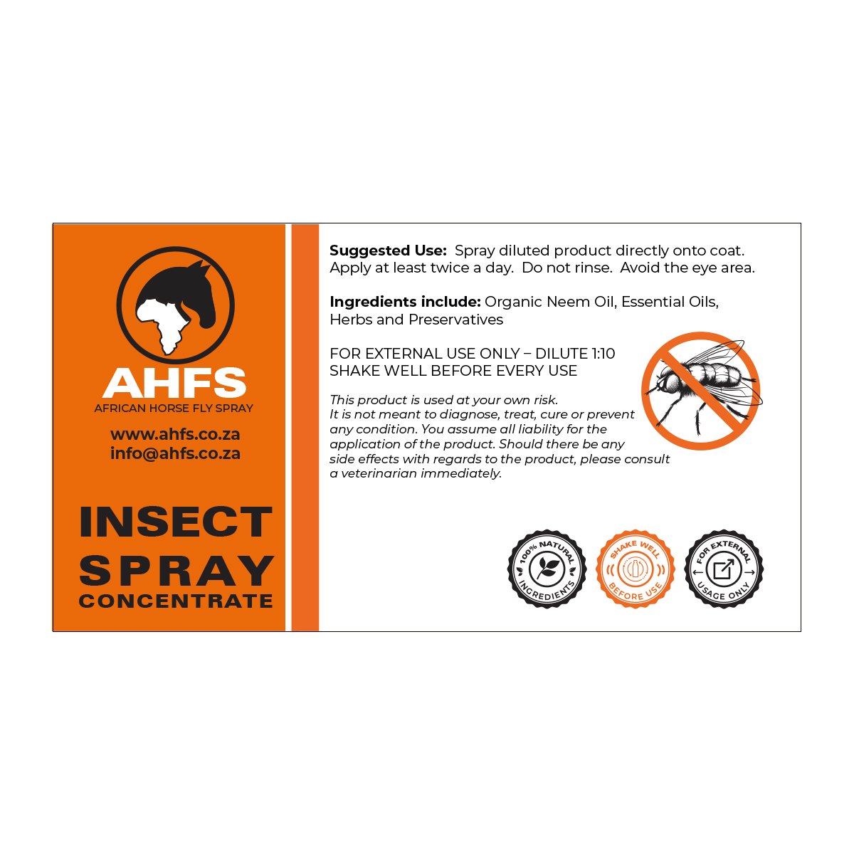 Done Insect Spray Original Insect Spray Concentrate – Arkle Equine