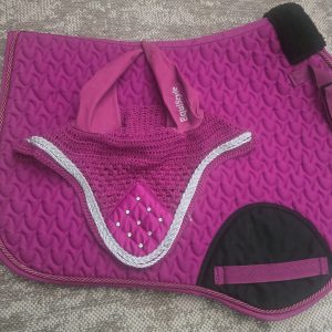 EquiStyle Ear Bonnet & Matching Saddle Pad Set