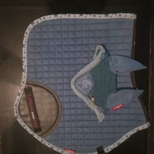 Pre-Loved LeMieux Mini Suede Jump Square – Marine set