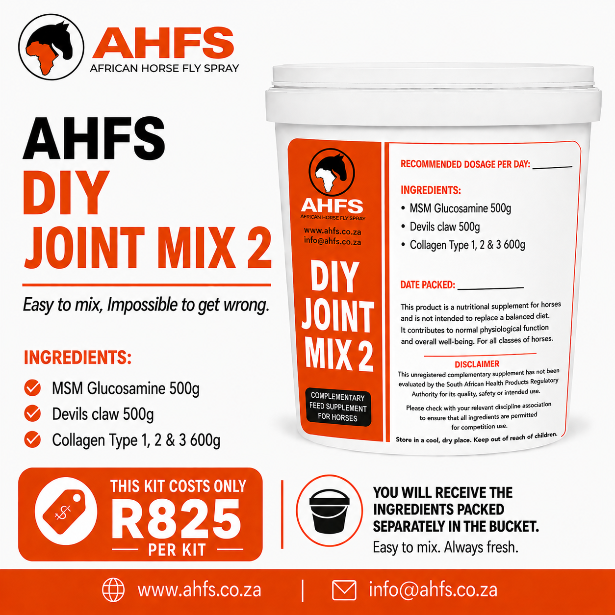 AHFS DIY joint mix 2 Arkle products
