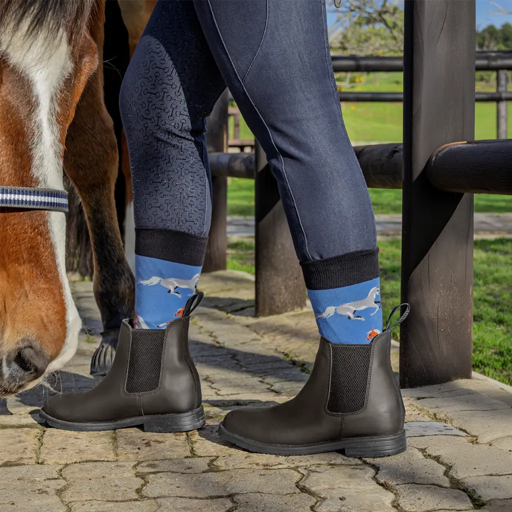 Equileisure Mid-Calf Equestrian Socks - Image 2