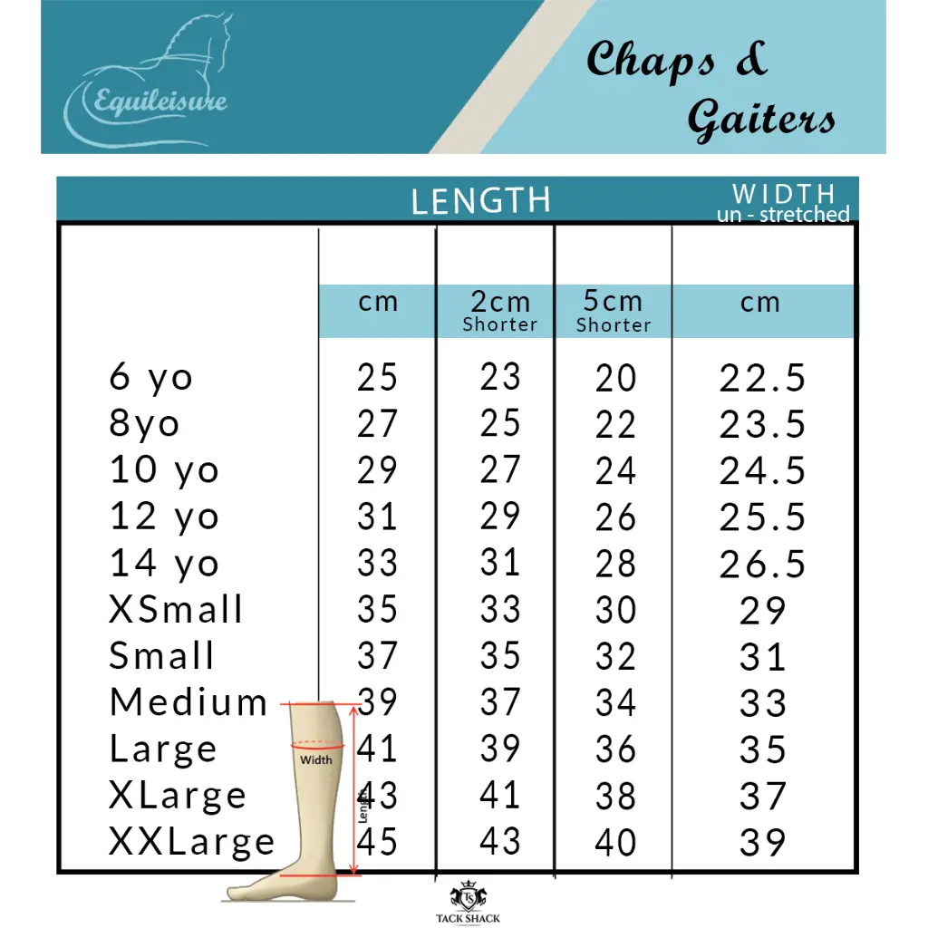 Equileisure Gaiters Analine Leather - Short Length - Image 2