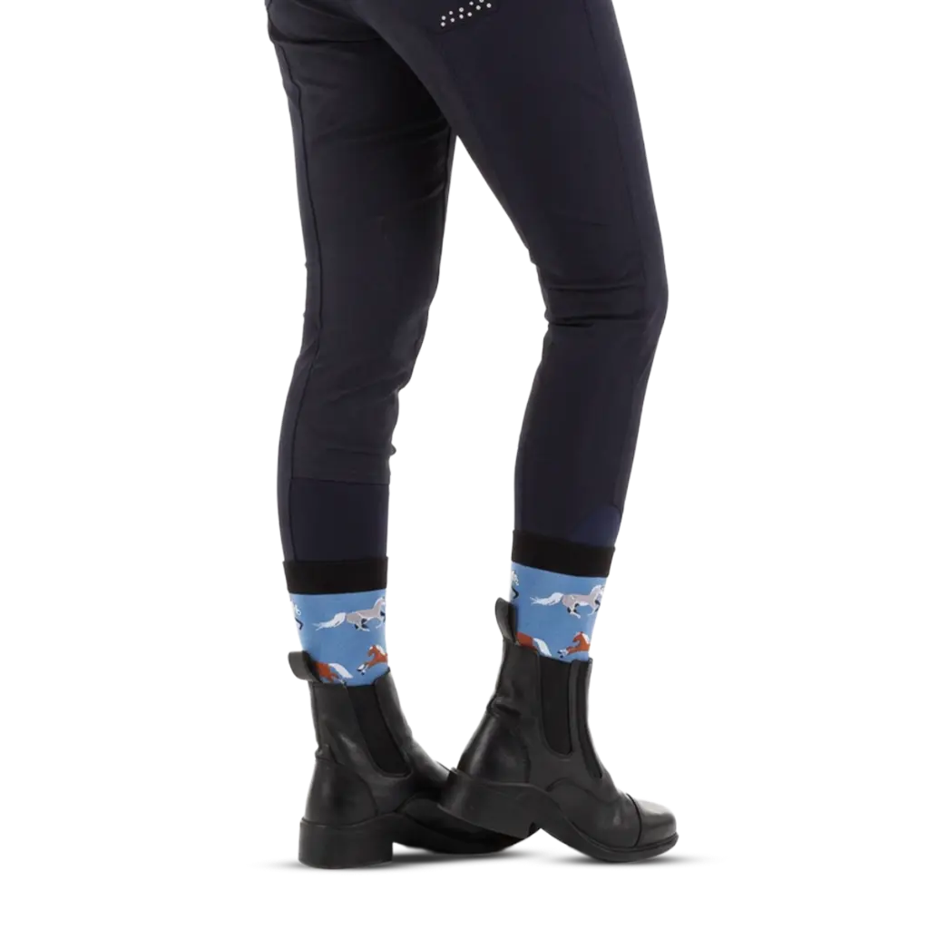 Equileisure Mid-Calf Equestrian Socks - Image 4