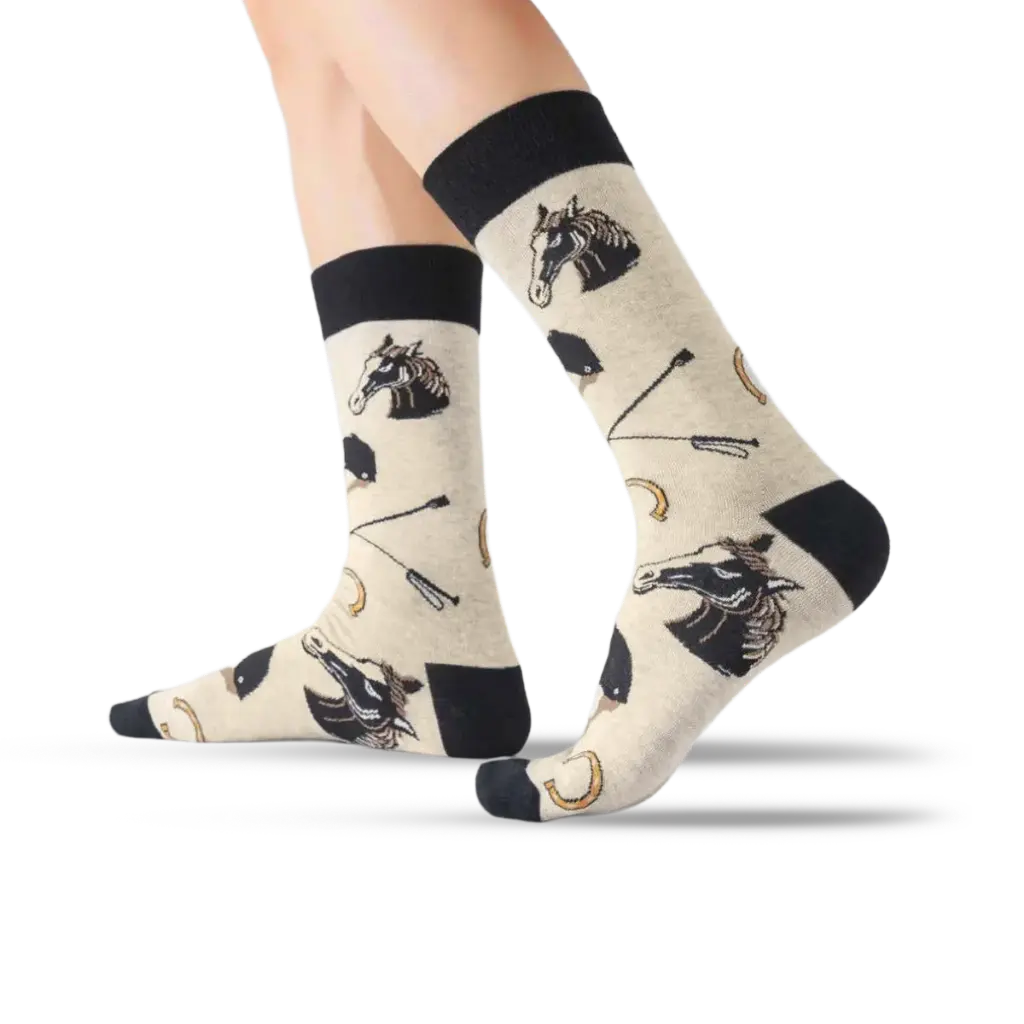 Equileisure Elite Mid-Calf Equestrian Socks - Image 3